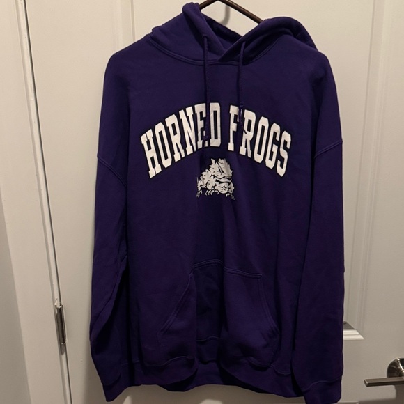 Fanatics Purple Horned Frogs Hoodie - Picture 1 of 3